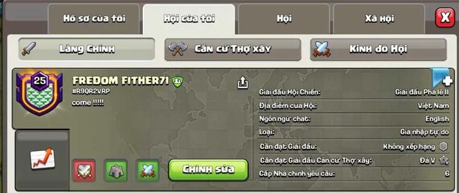 Clan lv 25