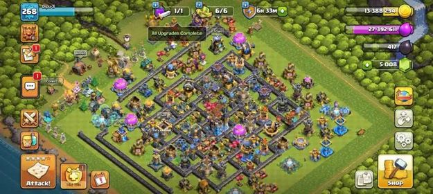 [NOTHING LEFT TH 18 MAX] [15 EPIC EQUIPMENT MAX] [LEGEND LEAGUE]60% DISCOUNT SHOP-NC YES-5K GEMS-XP 268-4467 WS-BH 10-CRAFT MAX-BUYER MAIL
