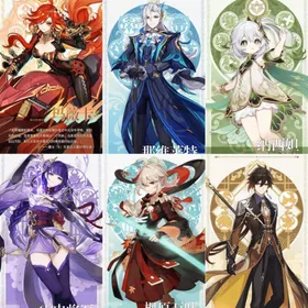 Asia|AR10|Mavuika+Neuvillette+Nahida+Raiden+Kazuha+Zhongli|6 5-star characters|8-15 four-star characters|No birthday set, no email bound|Able to explore 100% |can log in normally immediately|Genshin Impact