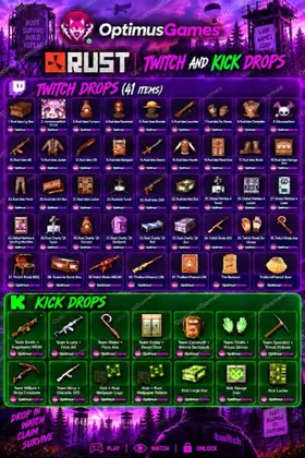 ALL POSSIBLE DROPS (56) skins | 49 + 50 + 51 + 52 + 53 ROUNDs (41) skins | 3 ROUNDs (15) skins | Twitch + Kick