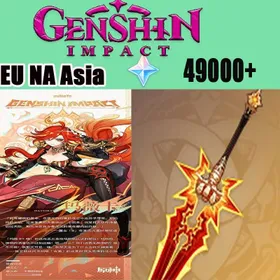 [EU] AR55+Mavuika+Weapon 48000+ Primogems |60+Intertwined Fate 103+Acquaint Fate||MC Random|Mail Account/Send now