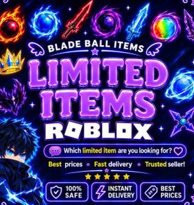 Text me on chat 💬 · Which Item do you need? The best prices on the market! l Roblox l Blade ball items!!