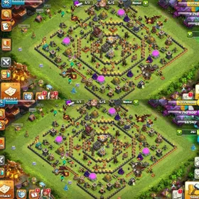 [9th Clashiversary Scenery]➤➤Th11 Account➤➤Heroes:31-37-20-14➤➤124 Cwl Medals➤➤Lots of Magic items