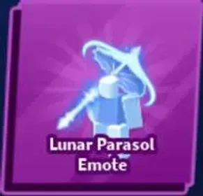 Lunar Parasol Emote - Blade Ball