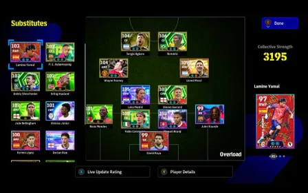 [PC]WC BT Messi(111)✨Cannavaro(108)💪Romario(106)🔥Modric(105)💫| Well-Balanced squad (3195)
