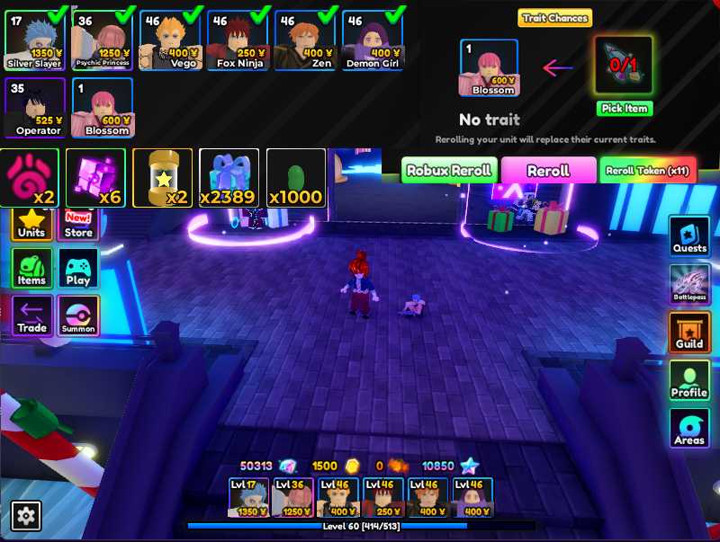 Anime Adventures 50k Gems And 11 Reroll TokenLevel 60 Unverified 33cf86b5 4339 4e4e Ad17 