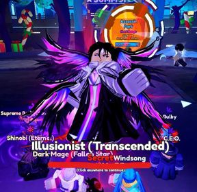 Illusionist (Transcended) A+ S- A- | Trade Unit | Anime Adventures