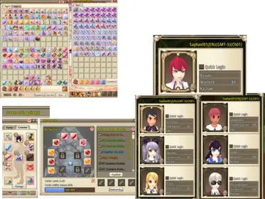 Grand Fantasia Origin ( 5,000 Archieve Point ) - Main Character > Destroyer Level 100, Stealth Operator Level 100, the rest use for farming gold level 100 x3 and level 80 x4 the rest information let me know