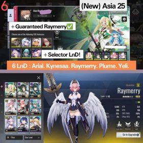 ETH621 – Asia S25 Starter Account | 6 L&D Characters, L&D Selector & Guaranteed Raymerry