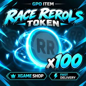 x100 Race Rerolls Token - RR -- Grand Piece Online - GPO