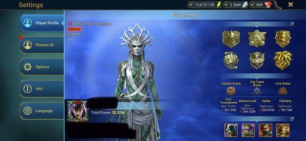 [6 Mythical Champions][20.51M] Lady Mikage+1,Arbais,Aphidus,Calamitus,Embrys + 192 LEGENDARY (Leonardo+Donnie+Raph+Mich(5*),Titus(5*)+Wixwell(5*) x2,Tormin x2+Hilvi,Arb(6*) 406,Gurgoh(6*),SG,Lamasu,Armanz(5*)...) + 1k UNM + 1k NM HYDRA + RTA AVATAR