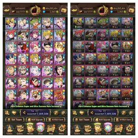GLOBAL 2.050💎 | 7.1M CC | Nemesis Meliodas 6/6 | New Odin | New Ban + Meliodas Cross : IF | All Collab Gachiakuta | Collab Re:Zero | 11 LR + 11 BASIC UR