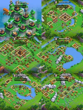 3331 Full Upgrade Everything Max🔥Your Clan Capital 1 to Capital 10 Level and Max 100% Everything🌟🌟🌟🌟🌟
