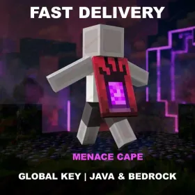 🔥 Minecraft Menace Cape Code | Official TikTok Drop | Java & Bedrock | GLOBAL KEY | Fast Delivery