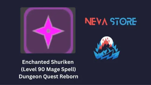 CHEAPEST | ENCHANTED SHURIKEN (LVL 90 MAGE SPELL) | DUNGEON QUEST REBORN