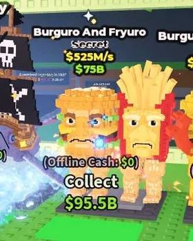 [INSTANT DELIVERY] Burguro And Fryuro 525M/s l Steal A brainrot