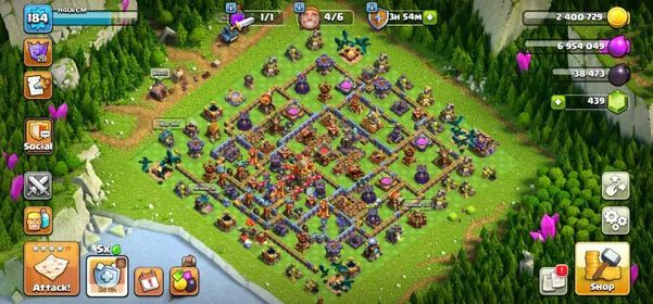 TH16 MAX ALMOST | HERO:91-93-65-70-45-15 | 17 EPIC HIGH LEVEL | NC 500 | GOOD WALLS | GOOD DEFENCE | 13X SKINS | XP-184 | FULL ACCESS