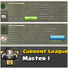 // CLAN LEVEL 2 // MASTER LEAGUE 1 // NAME: UNITED KINGDOM // RARE ENGLISH NAME // CLAN CAPITAL 2 ||LOW PRICE