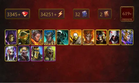 [STARTER]Geomancer+Maneater+Skeletor+Michelangelo+Ronda+Scyl+Xenomorph+Artak+Wukong+Deathknight+Ezio+Deliana+Visix+25Epics
