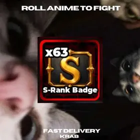 [ Roll Anime To Fight ] 15x S-Ranked Badge | Fast Delivery | RATF |