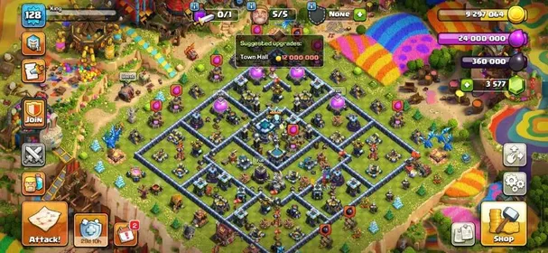 Th13 Full Max | [11-Epic Full Maxed] | [5-Hero Maxed] | Defence Wall Max | XP-128 | NC-Yes | BEST-DEAL