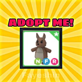 Adopt Me Legendary Neon Fly Ride Kangaroo NFR