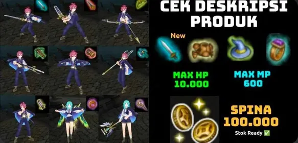 1 SET OF BEGINNER EQUIPMENT + SPINA