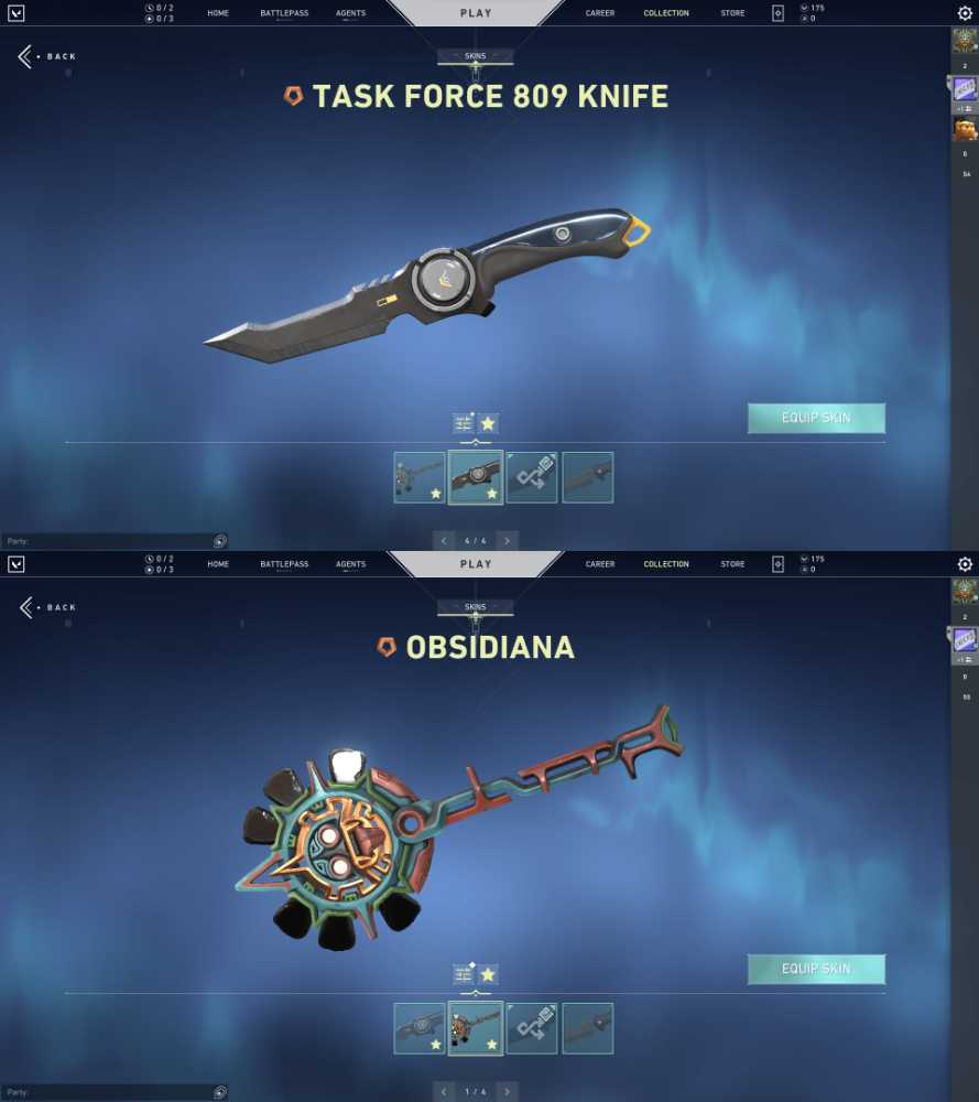 Valorant Account PLATINUM 1 46 Skins Total 10 Premium Skins 