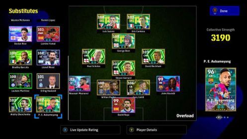 [PC]New Best(109)✦Cahill(107)✦Beckham(107)✦Suarez(105) and more | Balanced Squad (3190)