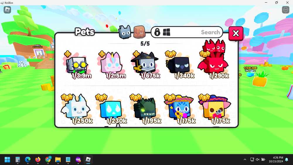 100% [Instant] [Pets Go] Max Upgrade (205 Completed) | 1b Gold Coins ...