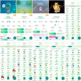 Keldeo(Both Form), Mega Mewtwo-X, 2×Shiny Mewtwo, Cowboy Snorlax, Mega Dragonite, Diancie, Shaymin, Lot of eventPokémon