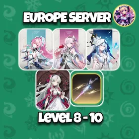 [Europe] Aemeath + Signature Weapon + Denia Shorekeeper Carlotta | Level 8-10 | Microsoft Email | Starter Account