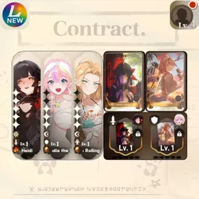 [Lv4] GLOBAL| Heidi 5stars+Sign Heidi+Nadia 3stars+Sign Nadia+Remi 3stars| Heidi✦5 + Heidi's World + Nadia✦3 + Summer Night's Full Dream + Remi ✦3|Starter account
