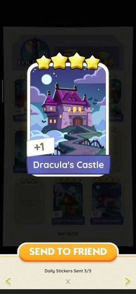 Monopoly GO 4 Star - [Set12-9 Dracula's Castle]