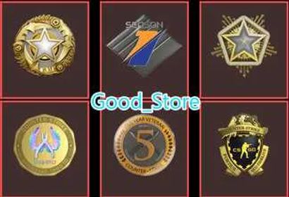 CS2 Prime 815 hours+6Medals(Premier Season One Medal/2024-2025 Service Medal/5Y/Loyalty Badge/Global Offensive Badge)