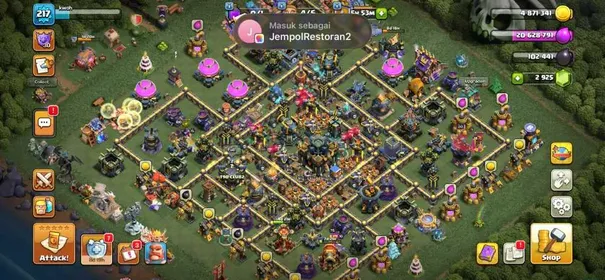 TH 17 ALL MAX FULL~HERO EQUIPMENT EPIC 6 MAX- XP 217- /BK 100(max)-/AQ 100(max) /PM 87/GW 75(max)-/RJ 50(max)/DD 25(max)-/LOG SUPERCELL ID-/Instant Delivery/Andoid and ios|SCREENSHOTS ON DESCRIPTION✅