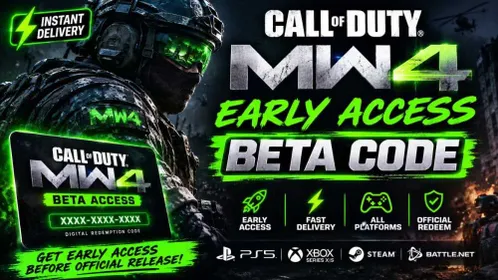 🎮 Call of Duty: Modern Warfare 4 (MW4) Early Access Beta Code | PS5 / Xbox Series X|S / PC Steam / Battle.net | ⚡ Fast Delivery