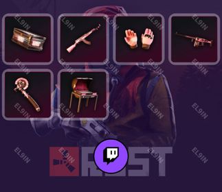 💜 Twitch Drops 🧨 Rust Rivals General Drops 🧙‍♂️ Rust [Total 6 Items]