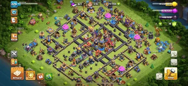 Th 18 near max💥Hero 105 105 90 55 25💥8 Epic near max💥max Defence💥nc 1000