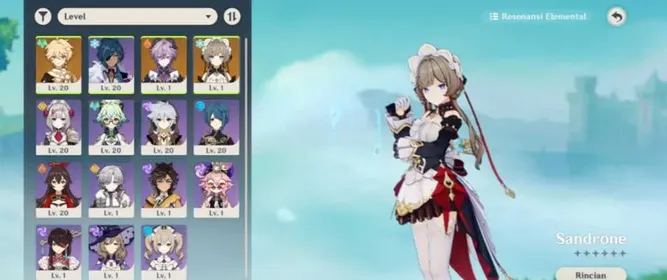 Starter AR 10 Sandrone Durin | MC Aether | Luck Account Low pity 3 Sandrone | ASIA Server