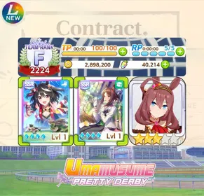 1/1 [Lv1] GLOBAL| Kitasan Black MLB + Fine Motion MLB + 1Uma Mihono Bourbon +40100Carats +1~3Uma SSR +5SSR Card