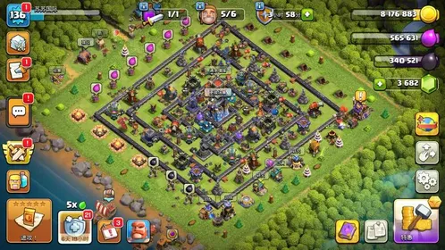 [Instant delivery] TH18 , Lv19 walls, 6 builders, upgraded troops, 6-hero total 255+, 8 epic equipments, CC75-2