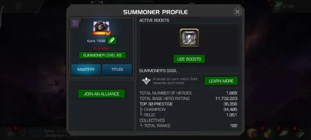 LEVEL 65 - RATING 11,732M - 5 R5, 22 R4 & 22 R3 - 490 CRYSTAL - 212 7* - 309 6* - 293 5*