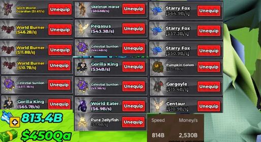 Steal An Egg | 2.5T/s Money - 814B Speed | Max Trail and Treadmill | Unverified | Instant Delivery [RBLx145]