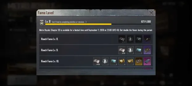 Pubg metro royal Level 8 unlocked With metro cash. |Instant Delivery|
