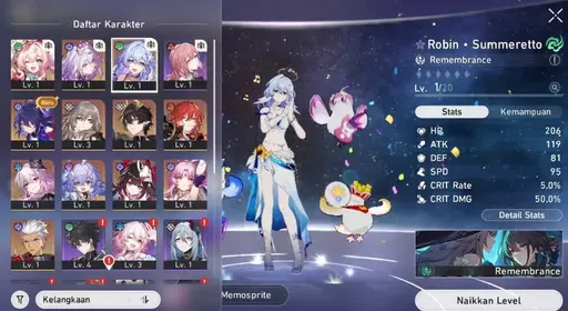 STARTER [TL6] Robin Summeretto + Castorice + Evernight + Hyacine |Lighcone Pity Banner 50