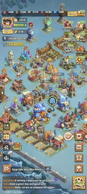 TH063 | Android/iOS | 101M Power | VIP 7 | Server 608 | 15 Mythic Heroes | 2 Castle Skins | Heroes Skins | 27M Main Team | 7K Gems