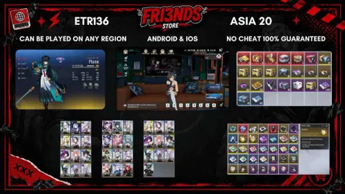 ETR136 | ASIA 20 | BEAST MIDGAME 8LND  + 2 LND SELECTOR + 24,6K CRYSTAL + 353 PURPLE + 47 GOLD + 10 KINETIC TIX + 3 RGB SELECTOR