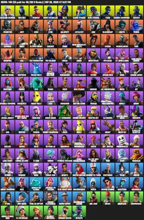 [PC/PSN/XBOX] 146 skins | Blizzard Bomber | Sultura | Prodigy | Point Patroller | Blitz | Cloud Striker | Blue Striker | Fixer | Carbon Commando | Trilogy | 50 VB