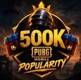 500K PUBG MOBILE POPULARITY FOR SALE INSTANT DELIVERY